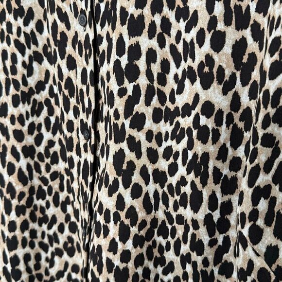 The Loft Animal Print Button Down Dress NWT - Women’s US 20 Plus - Picture 5 of 7